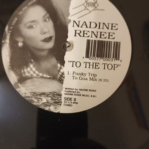 Nadine Renee To The Top 12” vinyl like new, electronic
