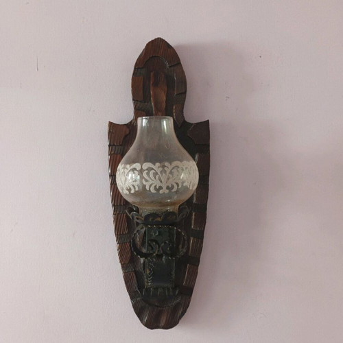 Spanish vintage candle holder used from 1950