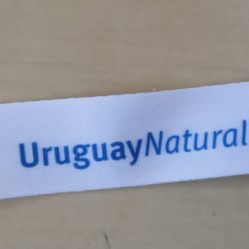 Uruguay Natural Lanyard with Plastic Clasp and Metal Clip new