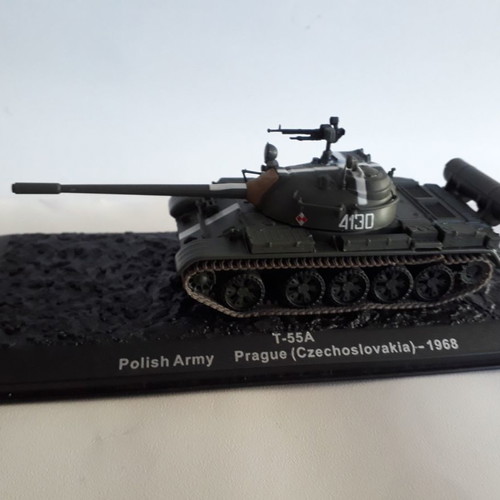 Collectible T-55A Polish Army Prague tank 1/43 scale new