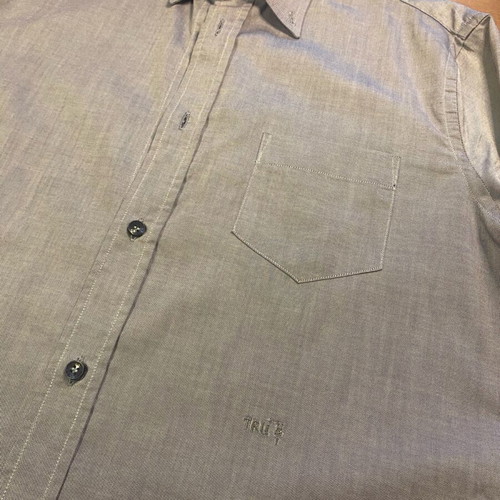 Tru Trussardi Men's Shirt Large like new, grey