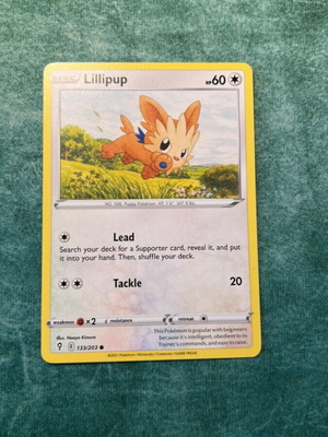 Lillipup κάρτα Pokemon μεταχειρισμένη