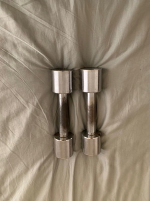 Dumbbells used 3 kg, set of 2