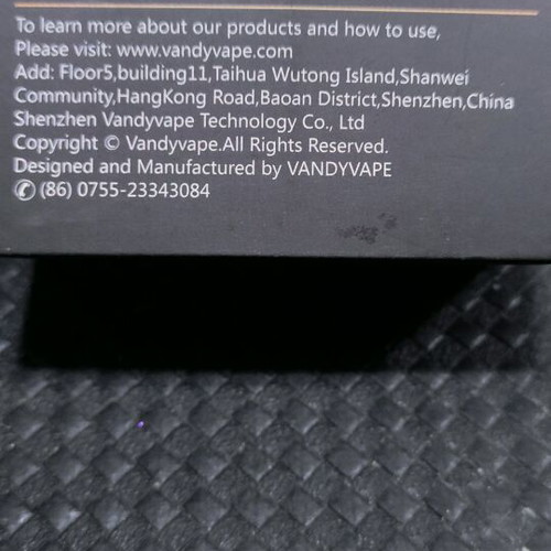 Berserker MTL RTA by Vandyvape used, missing extra glass