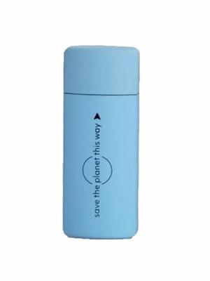 Rubber pocket ashtray Champ blue new