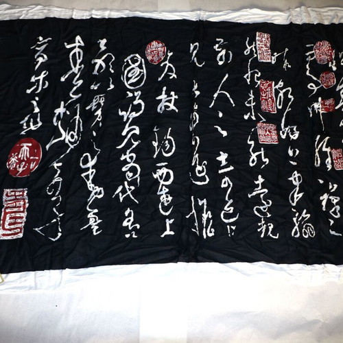 Handmade Japan Batik Silk and Cotton Pareo Scarf SAR118