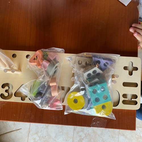 Inset toys numbers and shapes new, for children 2+ years