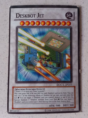 Yu-Gi-Oh! Deskbot Jet DOCS-JP049 used, 5 pieces