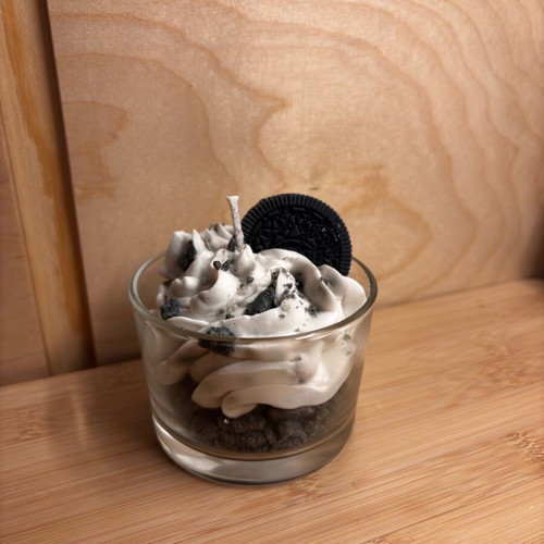Oreo Dessert Candle new, handmade soy wax, 200g
