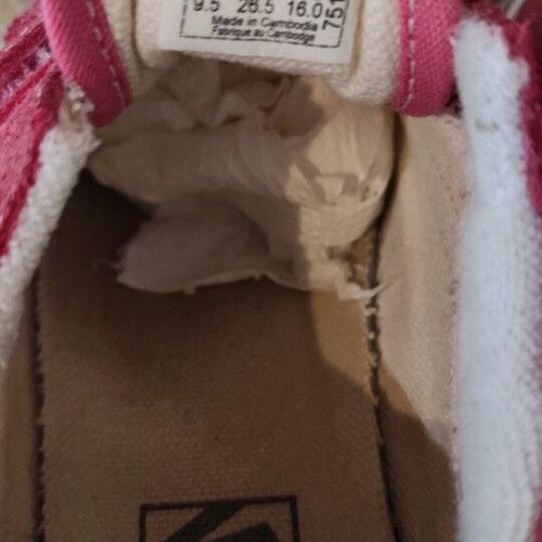 Vans athletic shoes used, size 26.5, suede