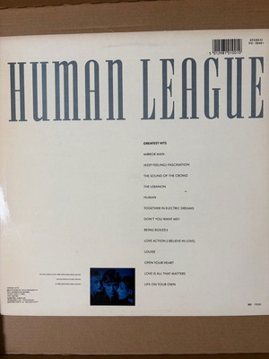 Human League Greatest Hits vinyl like new, pop