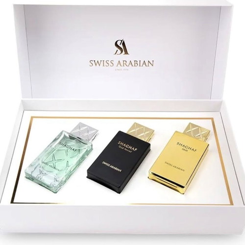 Swiss Arabian Shaghaf Gift Collection 3x75ml EDP new men's perfume