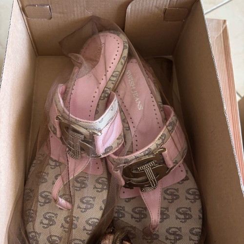 Swiss Jeans slippers size 36 pink new