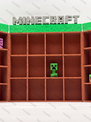 Βάση Minecraft Kinder Joy 3D εκτυπωμένη, κατόπιν παραγγελίας