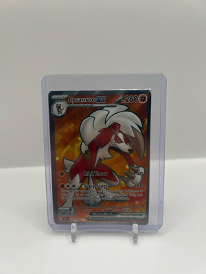 Pokemon TCG Paldea Evolved Lycanroc EX κάρτα σαν καινούργιο