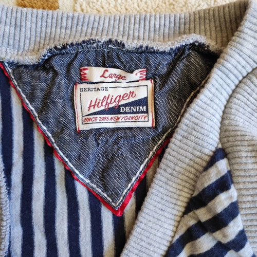 Tommy Hilfiger Denim 2-in-1 Striped Summer Dress size L like new