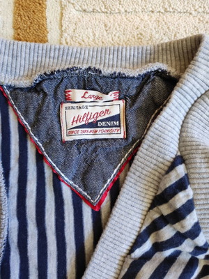Tommy Hilfiger Denim 2-in-1 Striped Summer Dress size L like new