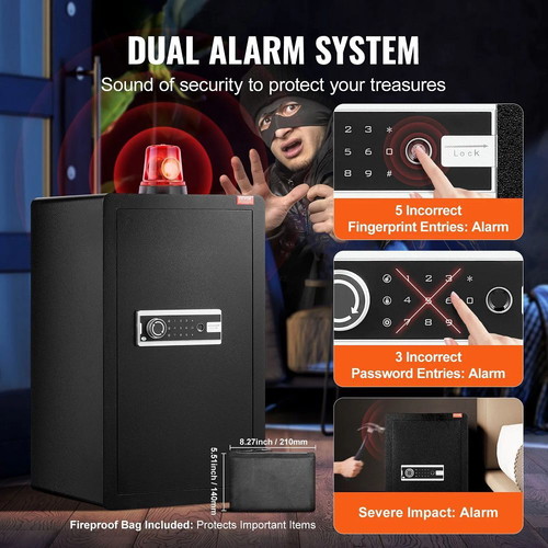 Vevor Safe 113 Liters with Digital Lock and Fingerprint