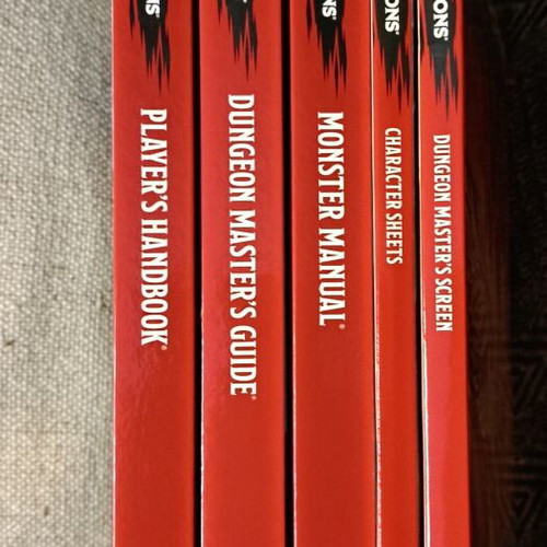 Dungeons & Dragons 5th Edition 2024 Complete Core Books and Accessories Set