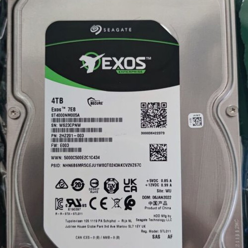 Seagate Exos 7E8 4TB SAS Enterprise HDD new, open box
