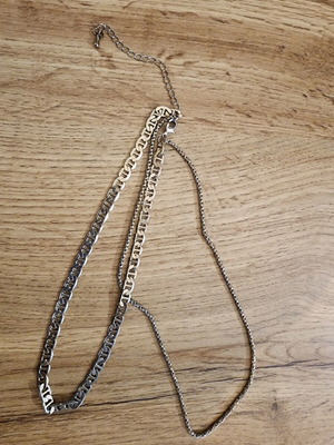 Stainless steel chain like new, silver color