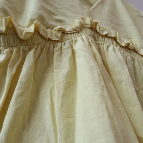 Zara yellow cropped top used, size S