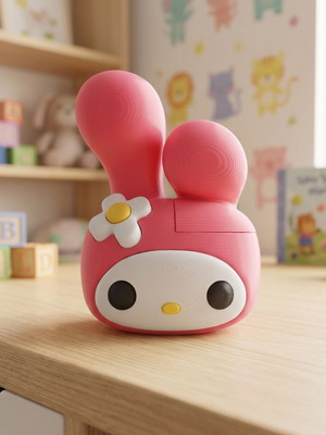My Melody 3D printed desk organizer new, kawaii decor