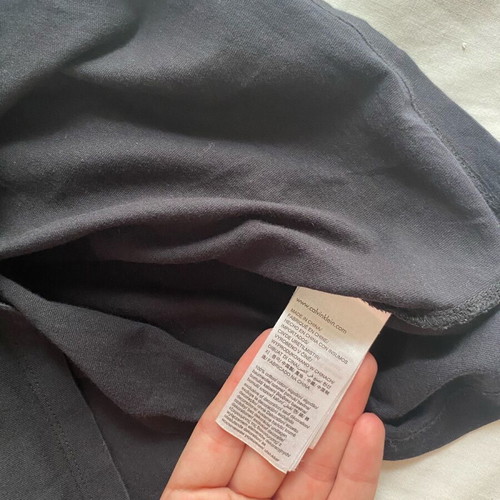 Calvin Klein men's t-shirt XL used, black, slim fit