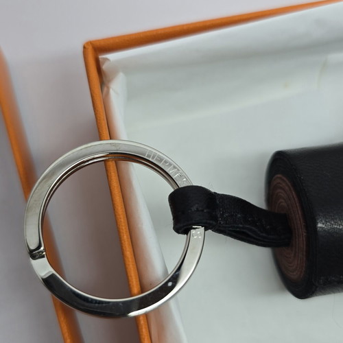 Hermes Carmen keyfob new, black