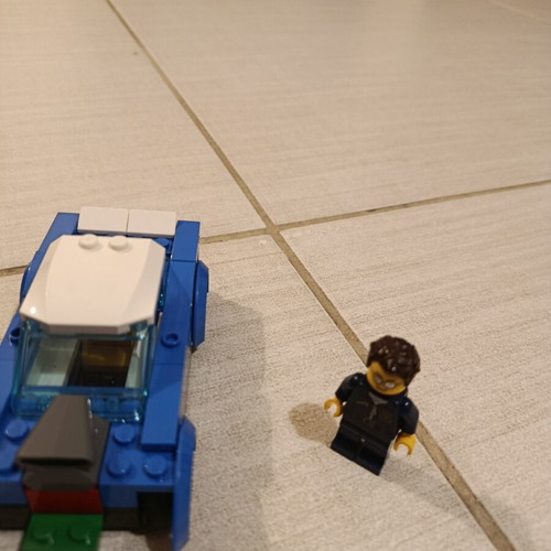 Lego City Police Car 60312 used, high-speed chase toy