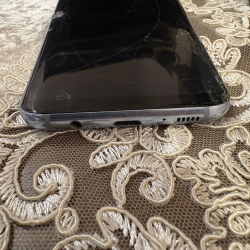 Samsung Galaxy S8+ 64GB smartphone used with screen damage