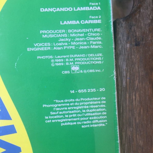 Kaoma Dancando Lambada used, latin
