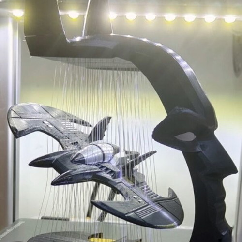 Batman Batwing & Cowl Diorama decorative art