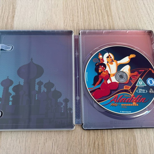 Aladdin Blu-ray Steelbook like new with Greek subtitles