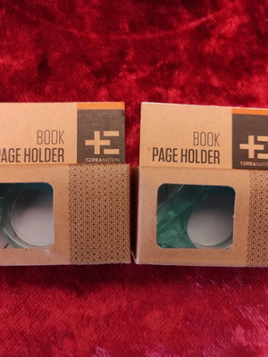 Book page holders Terra Nation new, set of 2 pieces