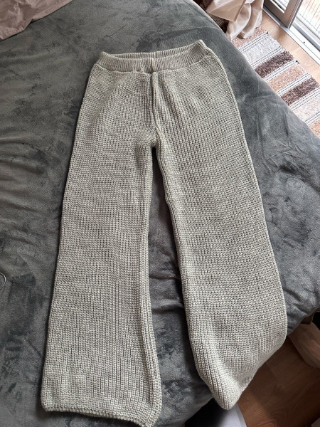 Amara Gkri Plekti Pantelona Amara Grey Knit Pants main image 0