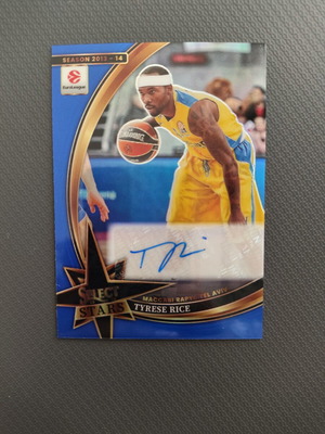 Tyrese Rice 25-26 Euroleague Select κάρτα με αυτόγραφο /49