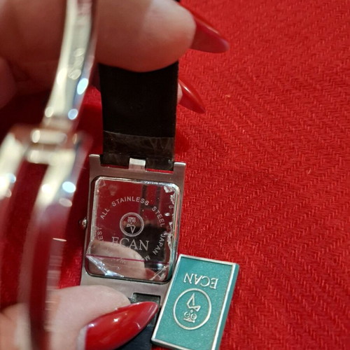Ecan Unisex Watch new, battery operated, white and silver
