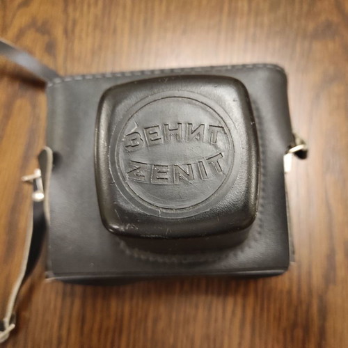 Zenit TTL camera used with Helios 44M 2/58 lens