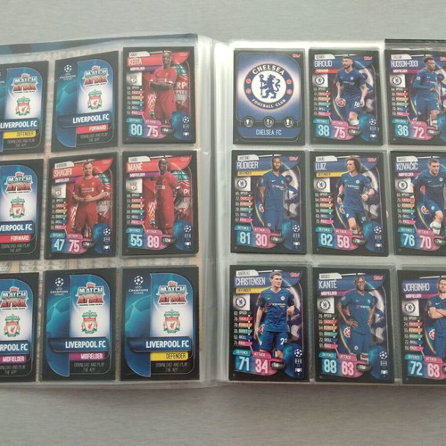 UEFA Champions League Topps Match Attax Season 19/20 trading cards bundle used