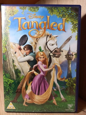 Tangled DVD used with English subtitles