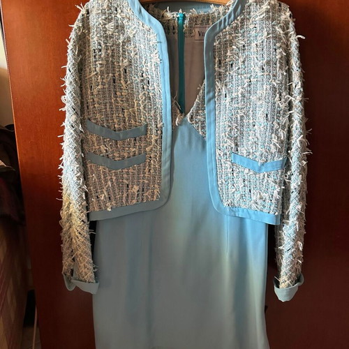 Twin Set Vila Dress and Jacket like new, blue