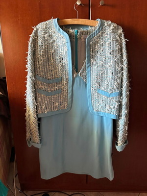 Twin Set Vila Dress and Jacket like new, blue