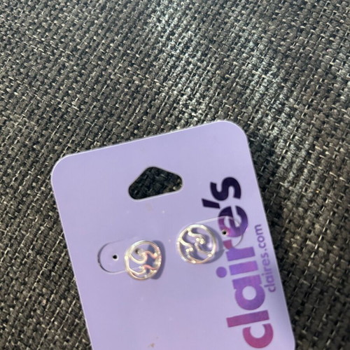 Claire's women's silver earrings new