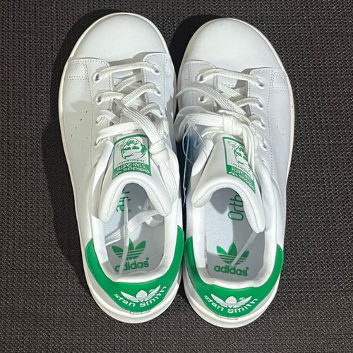 Adidas Stan Smith Kids new, size 33.5, white/green