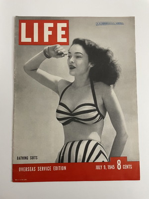 Life vintage magazine English 1945 used