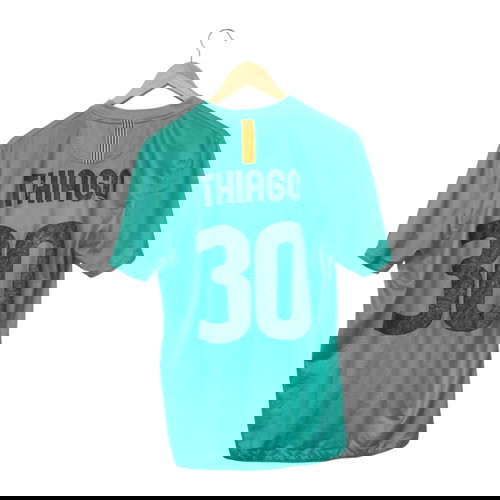 Nike Barcelona 2010/2011 Εκτός Φανέλα Ποδοσφαίρου #30 Thiago (M)