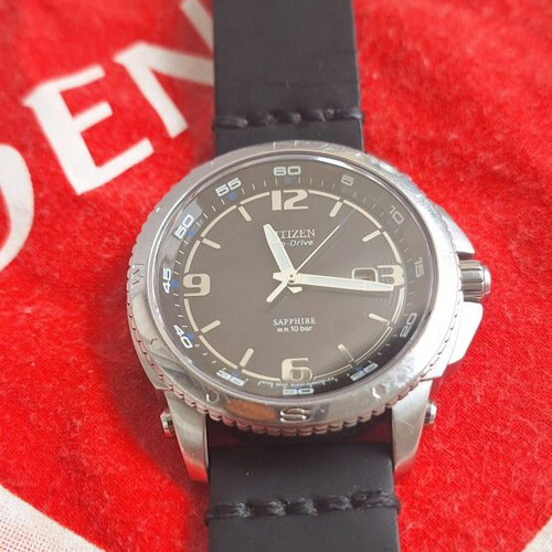 Citizen Marinaut Eco Drive Solar Watch used, sapphire, inox, 10ATM