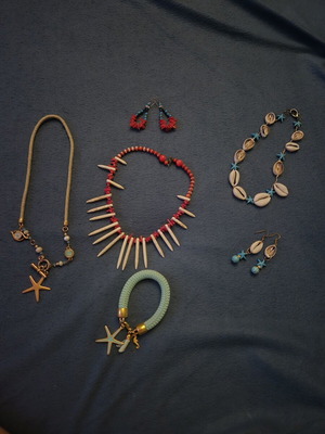 Summer jar jewelry set like new