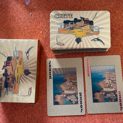 Golden Crete Playing Cards like new